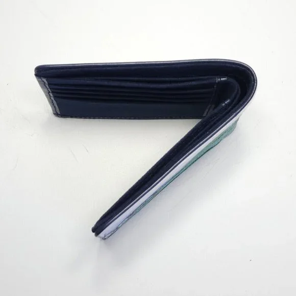 Polo Ralph Lauren Men's Equestrian Polo Player Print Canvas Billfold Wallet - Picture 5 of 15